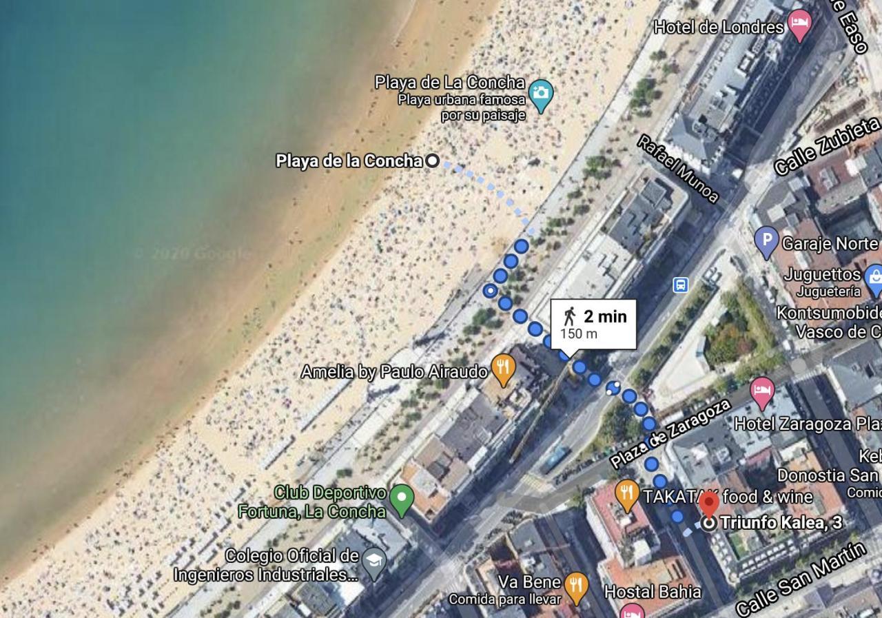 Apartamento Amplio Y Central A Pie De Playa La Concha San Sebastián Zewnętrze zdjęcie